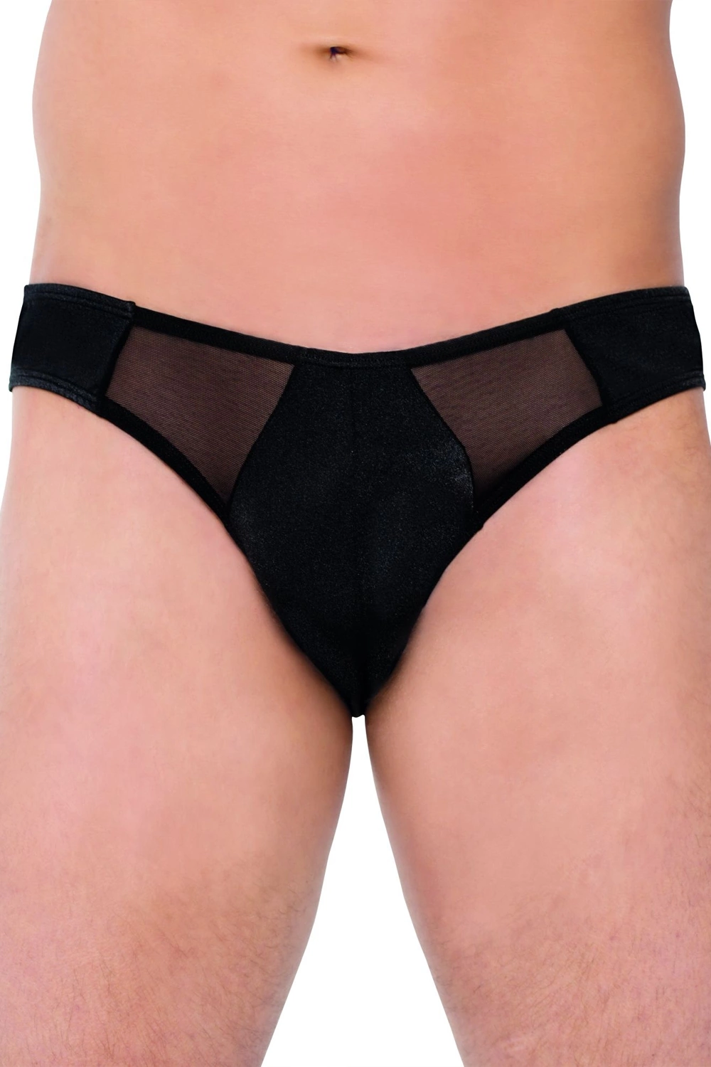 Шорты мужские с замочками SoftLine Collection, чёрный, M/L 0T-00014994 - Soft Line collection - Мужские сексуальные стринги - Купить